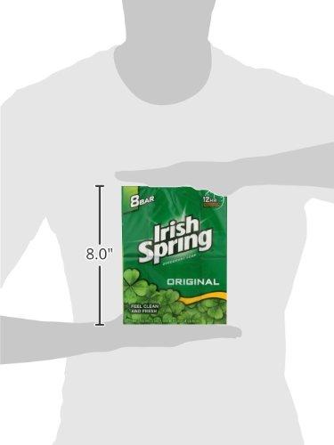 Irish Spring Irish Spring Deodorant Soap, Original Bar Soap (8 Count)