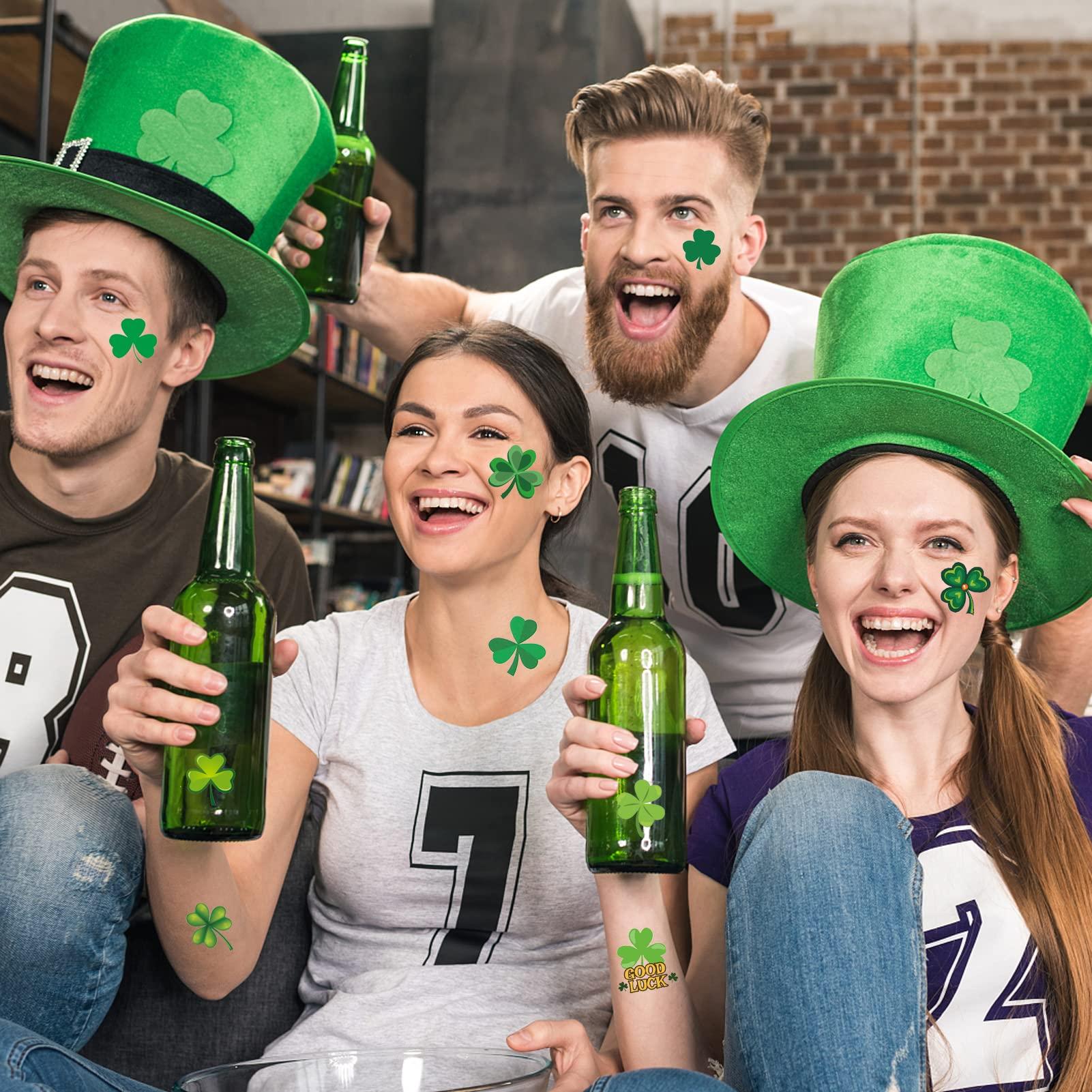 winthrop 240 Pcs Shamrock Temporary Tattoos for kids, Safety Waterproof Bulk Tattoos Stickers, Children\'s Temporary Tattoo Toys, Best Choice for St. Patrick\'s Day Parade and Irish Party , 60 Different