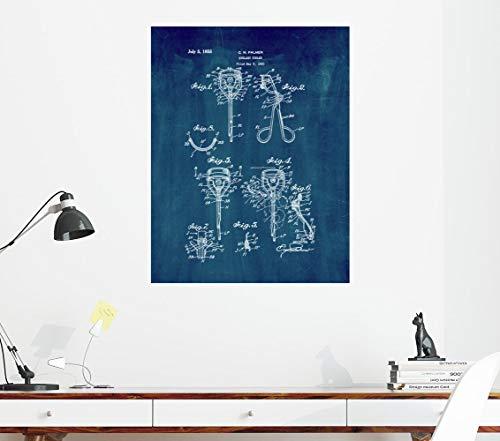 Frame a Patent Eyelash Curler Patent Print Midnight Blue (5" x 7") M10305