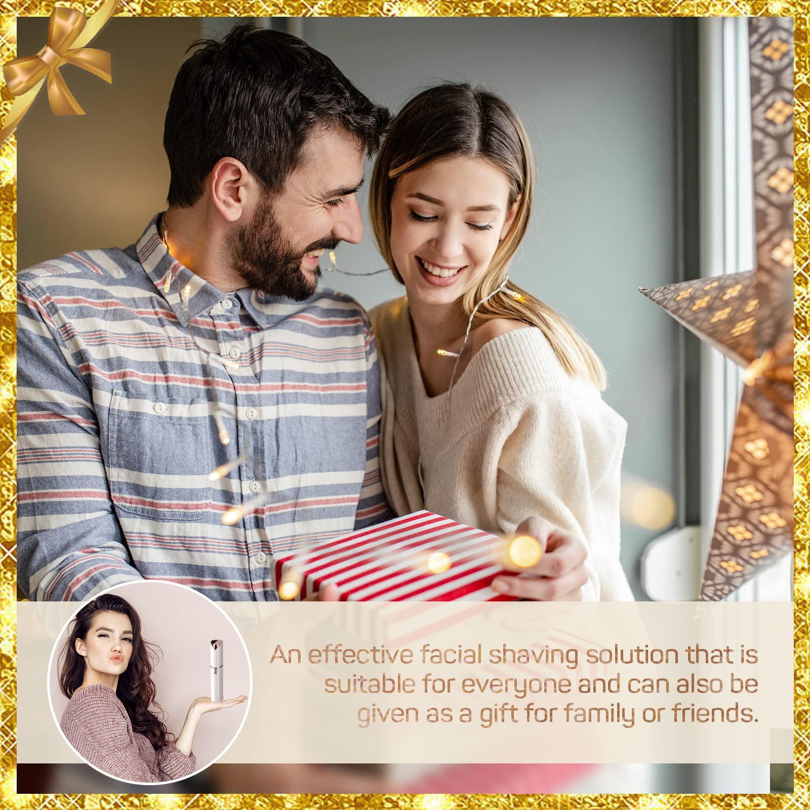 gurelax gurelax Facial Hair Removal for Women(with 2 x Replacement Heads) Facial Hair Remover, Hair Removal Device, Best Gift for Mom/Wife/Girlfriend