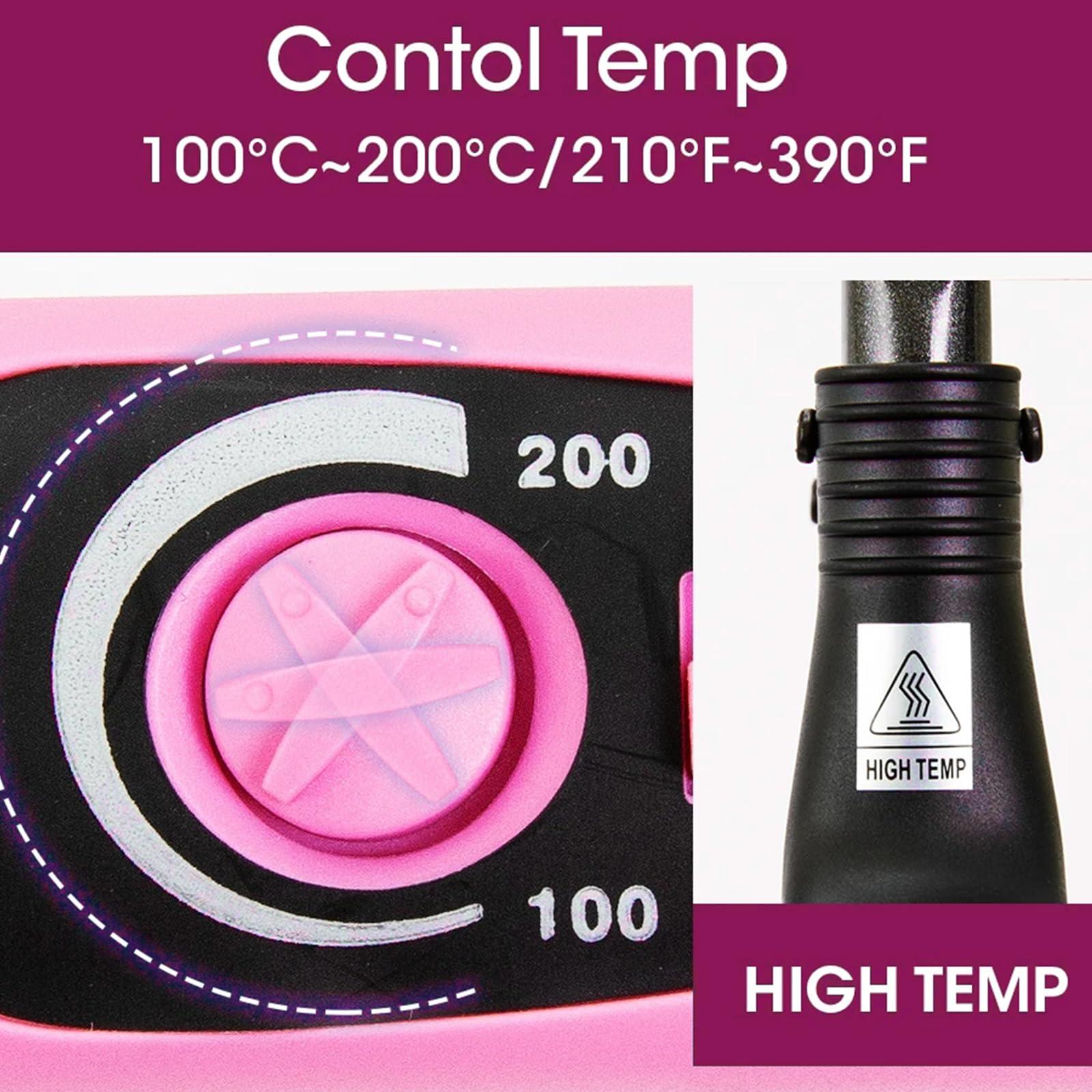 PAWACA PAWACA Hair Extensions ToolsProfessional k Tips Real Human Hair Fusion Hair Extensions MachineFast Heat-up Connector Wand Bonding Melting Tool Heat Iron for Salon Fashion Women