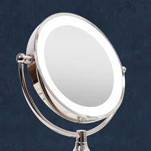 Zadro Zadro 11" Makeup Mirror with Lights and Magnification Dimmable Touch LED Lighted Makeup Mirror with Magnification 5X/1