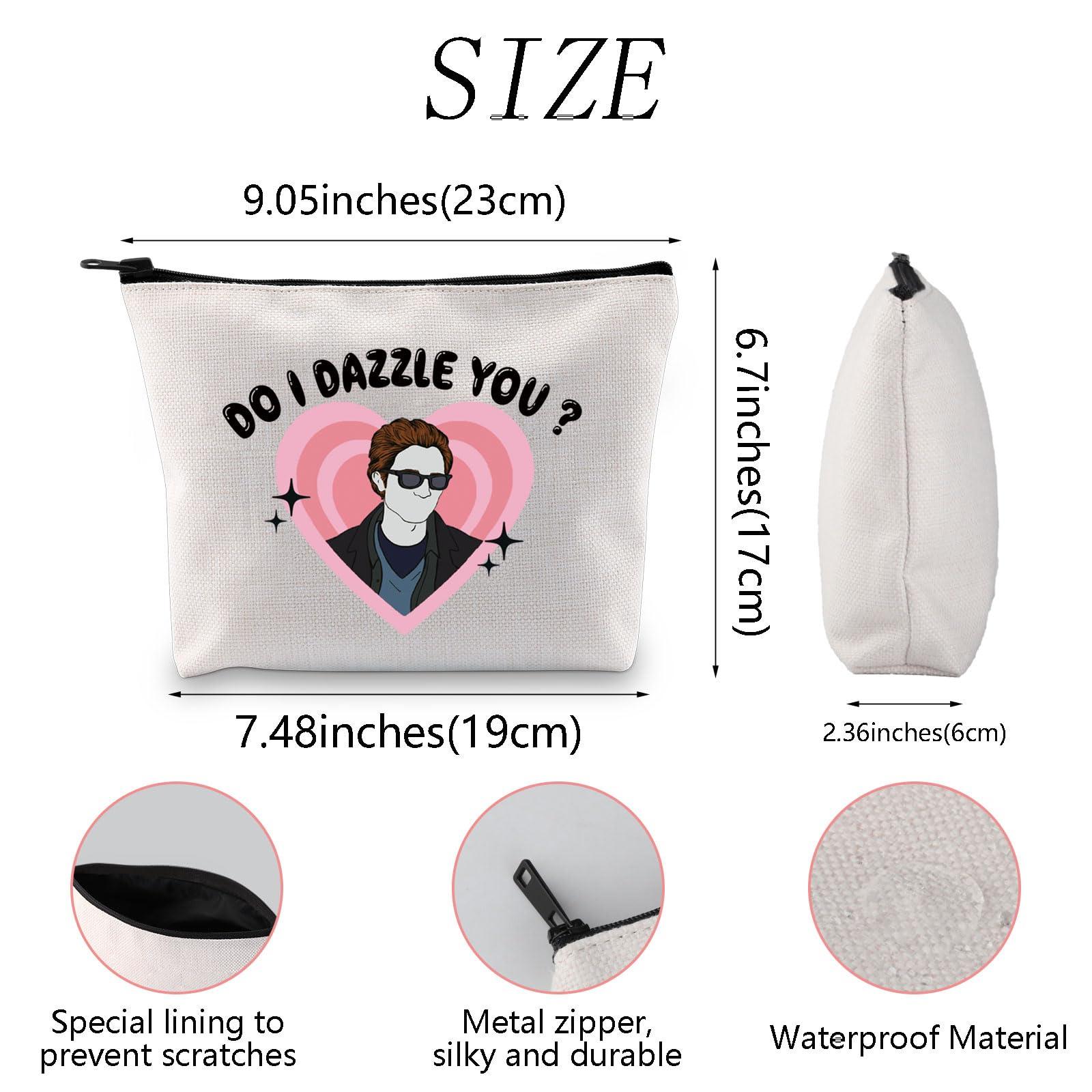 WSNANG WSNANG Twilight Movie Inspired Gift Do I Dazzle You Makeup Bag Edward Bella Cosmetic Bag Edward\'s Gift Edward Cullen Gift (Dazzle You bag)