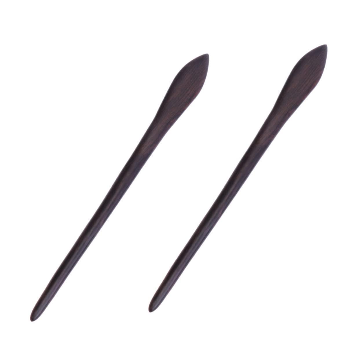 Beavorty Beavorty Hair Stick Sandalwood Oriental Hair Clips 6 Pcs Vintage Hairpin Sandalwood Hair Clip Retro Hairpin Antique Hair Claw Vintage Hair Clip