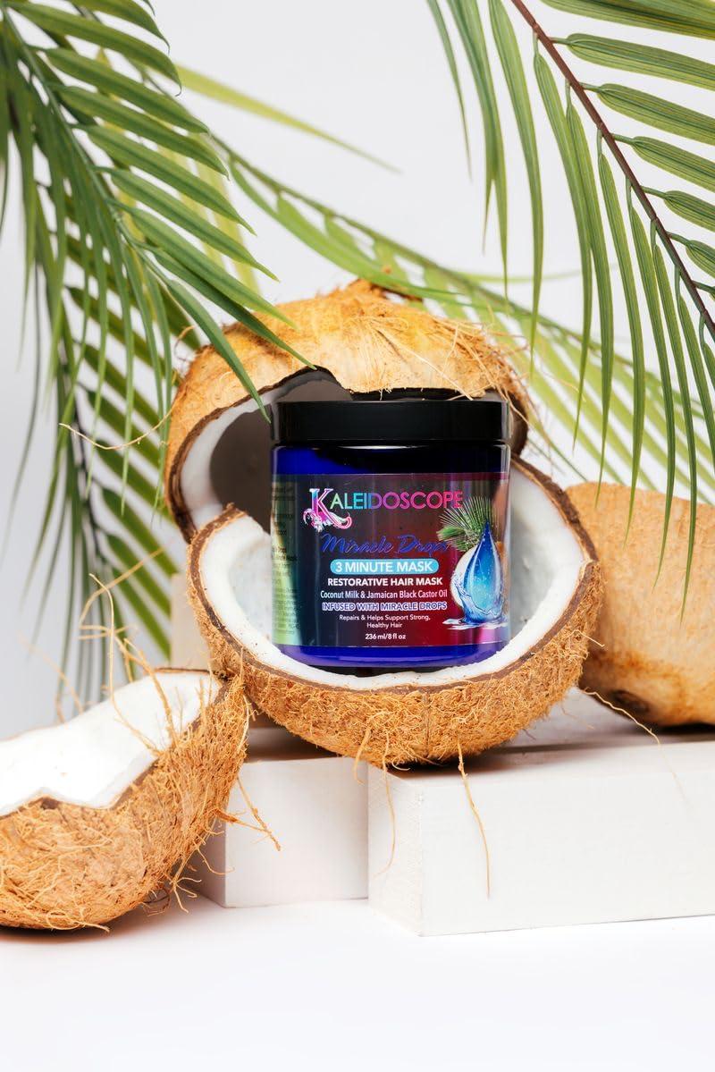 KALEIDOSCOPE Kaleidoscope Miracle Drops 3 Minute Mask | Restorative Hair Mask 8 fl oz