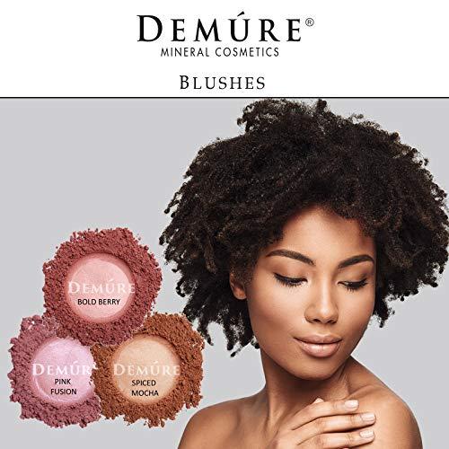 DEMÚRE Demure Mineral Blush Makeup (Spiced Mocha), Loose Powder Makeup, Natural Makeup, Blush Makeup, Professional Makeup, Cruelty Free Makeup, Blush Powder By Demure