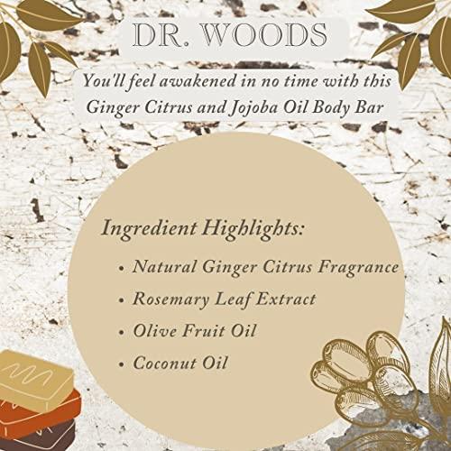 Dr. Woods Dr. Woods Moisturizing Ginger Citrus Bar Soap with Jojoba Oil and Organic Shea Butter, 5.25 Ounce (Pack of 1)