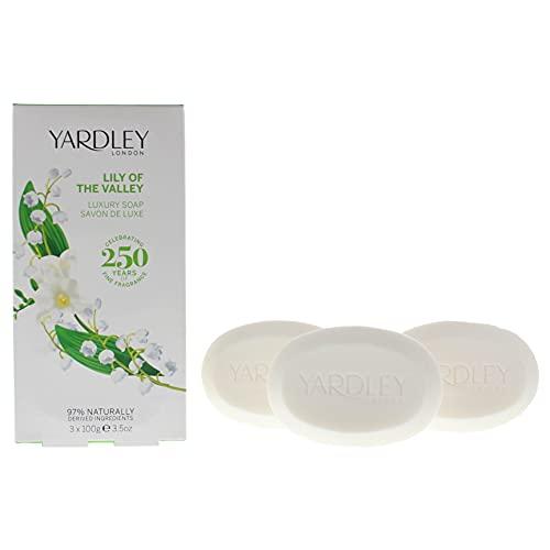 Yardley LILY OF THE VALLEY - Yardley Of London LUXURY SOAP PACK 3 X 3.5 oz