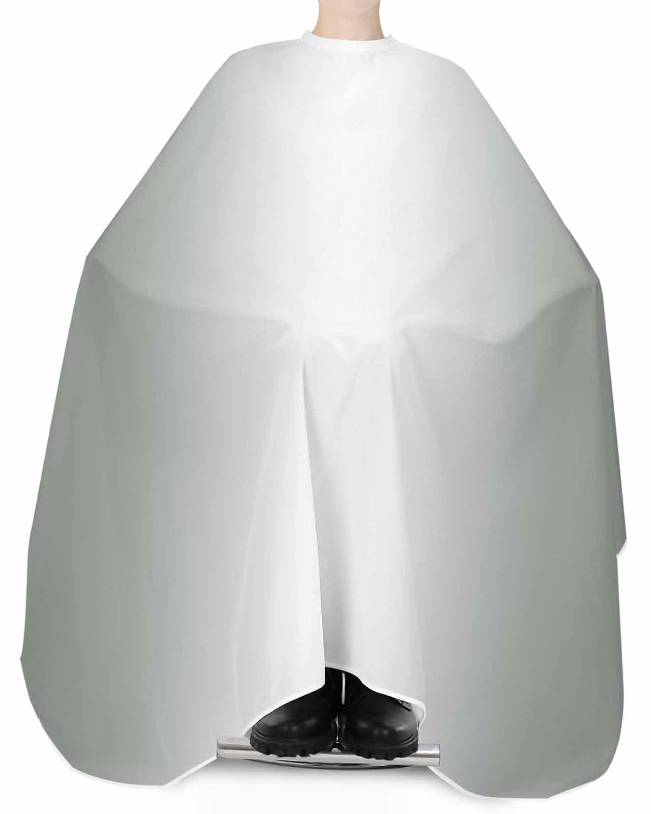 Double Love Ombre Grey White Barber Cape - Salon Hair Cutting Cape for Women,Men,Kids,Adults,Contemporary Minimalist Gradient Haircut Cape with Adjustable Elastic Neckline Hairdressing Stylist Cape Accessories