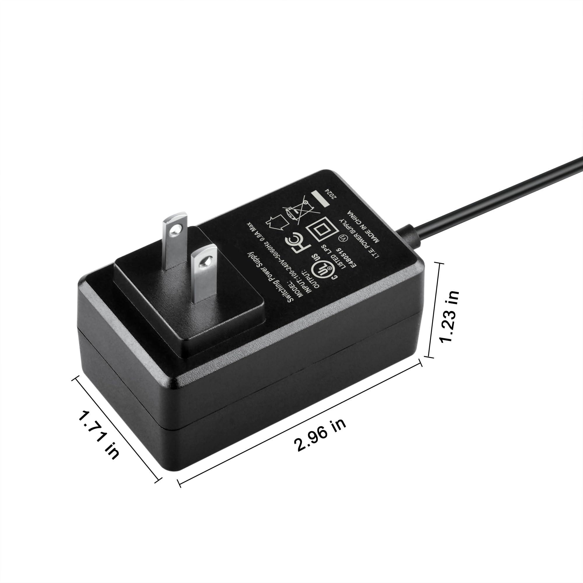 XMHEIRD XMHEIRD 4ft Small AC DC Adapter for Silk\'n Flash Go Hair Removal Device Silk\'n Flash Go LUX Silkn F&G HPL Technology Home Pulsed Light Permanent Hair Removal System