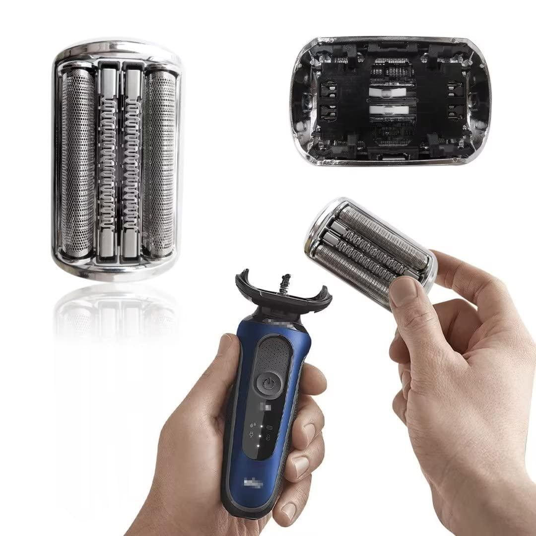 Gxcdizx Series 9 Electric Shaver Replacement Head - 92M - for all Braun Series 9 Electric Razors 9290cc, 9291cc, 9370cc, 9293s, 9385cc, 9390cc, 9330s, 9296cc (Silver)