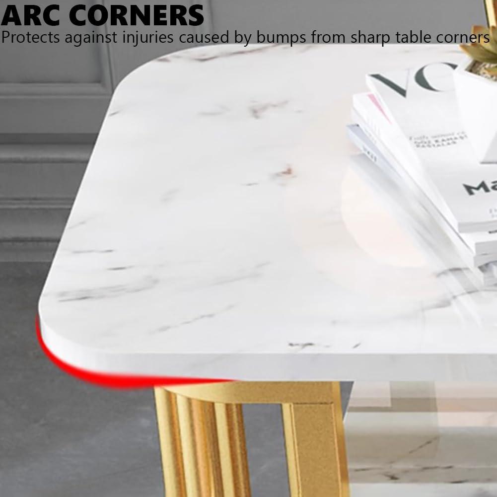 BOYITES BOYITES Marble Manicure Table for Art Nail Shop, Manicure Desk for Technician, Professional Manicura Work Station, Manicurist Table for Manicure Shop with Golden Table Legs,C,120cm