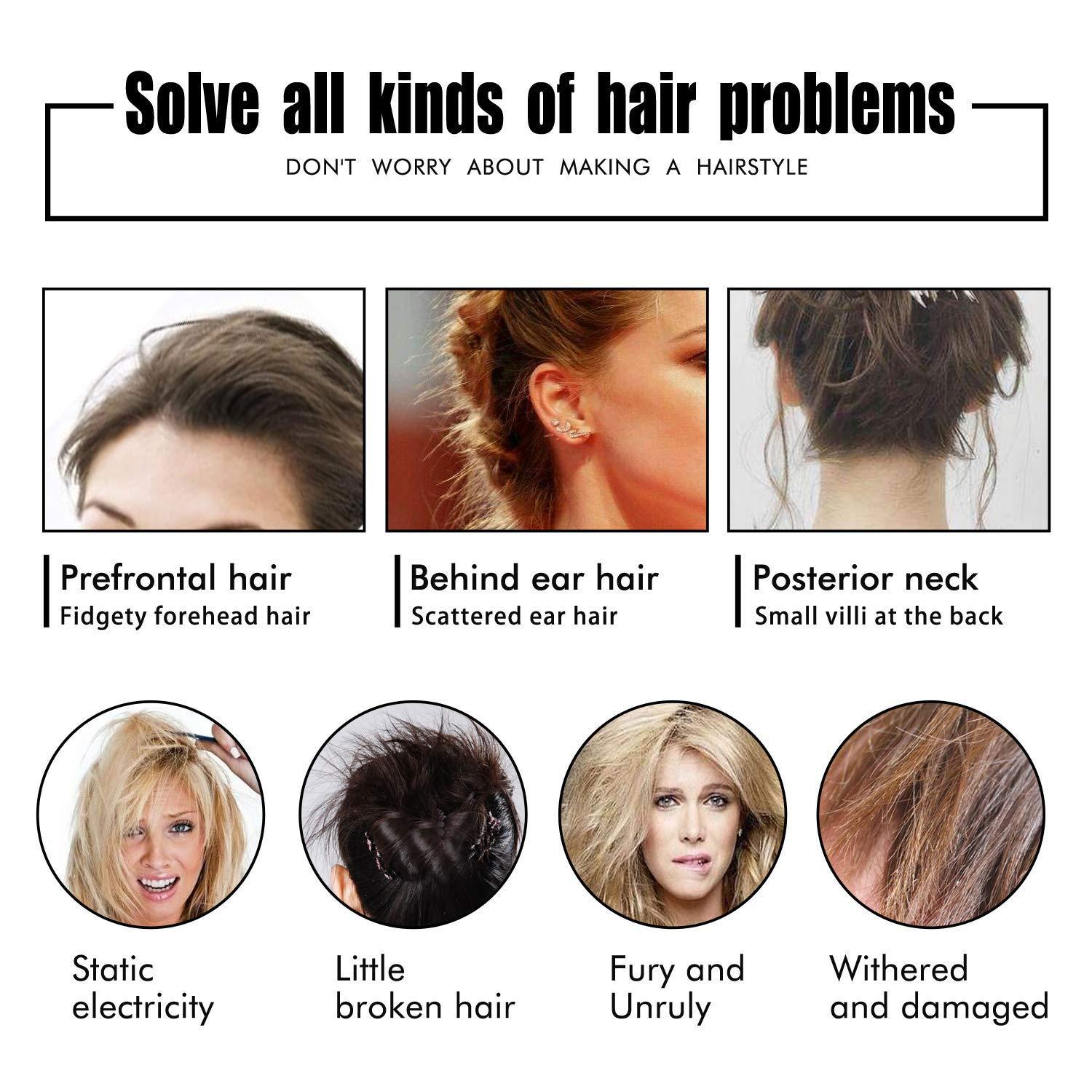 BestLand BestLand Hair Wax Stick, Styling Stick for Edge Control, Hair Finishing, and Frizz/Baby Hair Taming - Slick Back Stick for Kids Women and Men, Tamer for Flyaways, Hair Bun Maker and Accessories