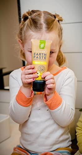 REDMOND Redmond Earthpaste with Silver - Natural Non-Fluoride Toothpaste, 4 Ounce Tube (Lemon Twist)