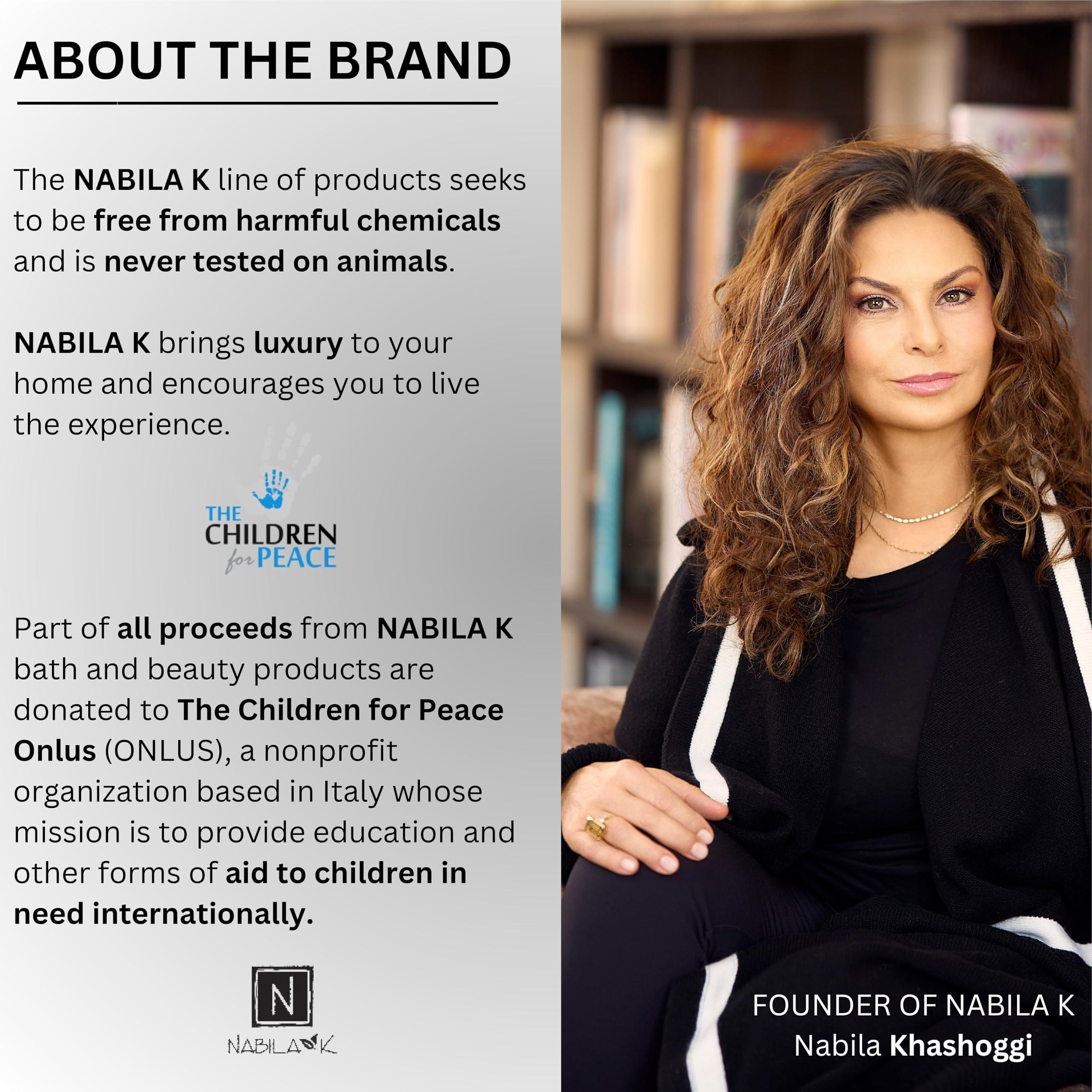 Nabila K Glycerin Bar Soap Ume Blossom Scent - Natural, Vegan-Friendly, Hypoallergenic - Moisturizing and Hydrating with 100% Vegetable Glycerin - Sulfate-Free, Paraben-Free, Chemical-Free - 4.5 oz