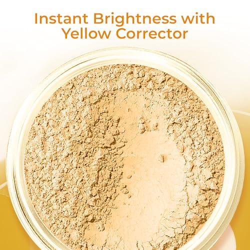 Sweet Face Minerals CONCEALER & CORRECTOR KIT with BRUSH Mineral Makeup Set Bare Skin Matte Powder (20 gram Sifter Jars, Medium Concealer)