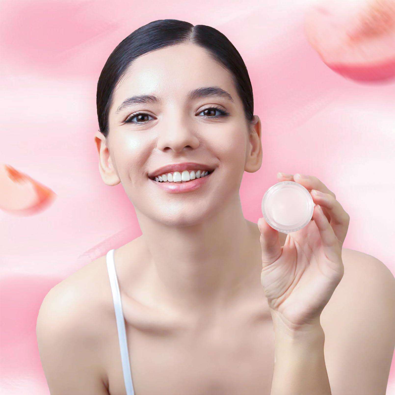 Cabaubl Cabaubl Lip Sleeping Mask,Moisture Lip Mask Overnight,Night Repair Sleeping Lip Balm,Sleeping Lip Butter Balm to Moisturize & Nourish Dry Cracked Lips,Lip Treatment Mask,Peach Lip Mask(20g, 0.7 oz)