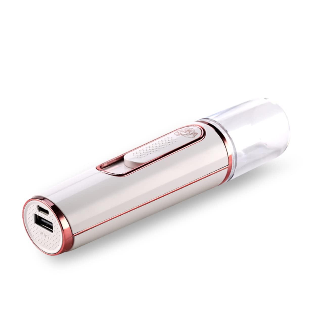 Beavorty Beavorty Portable Humidifer Nano Facial Mister Nano Mist Sprayer Rechargeable Mist Sprayers Facial Mist Facial Spa Steamer Nano Mist Cooler Facial Steamer Portable Steamer White