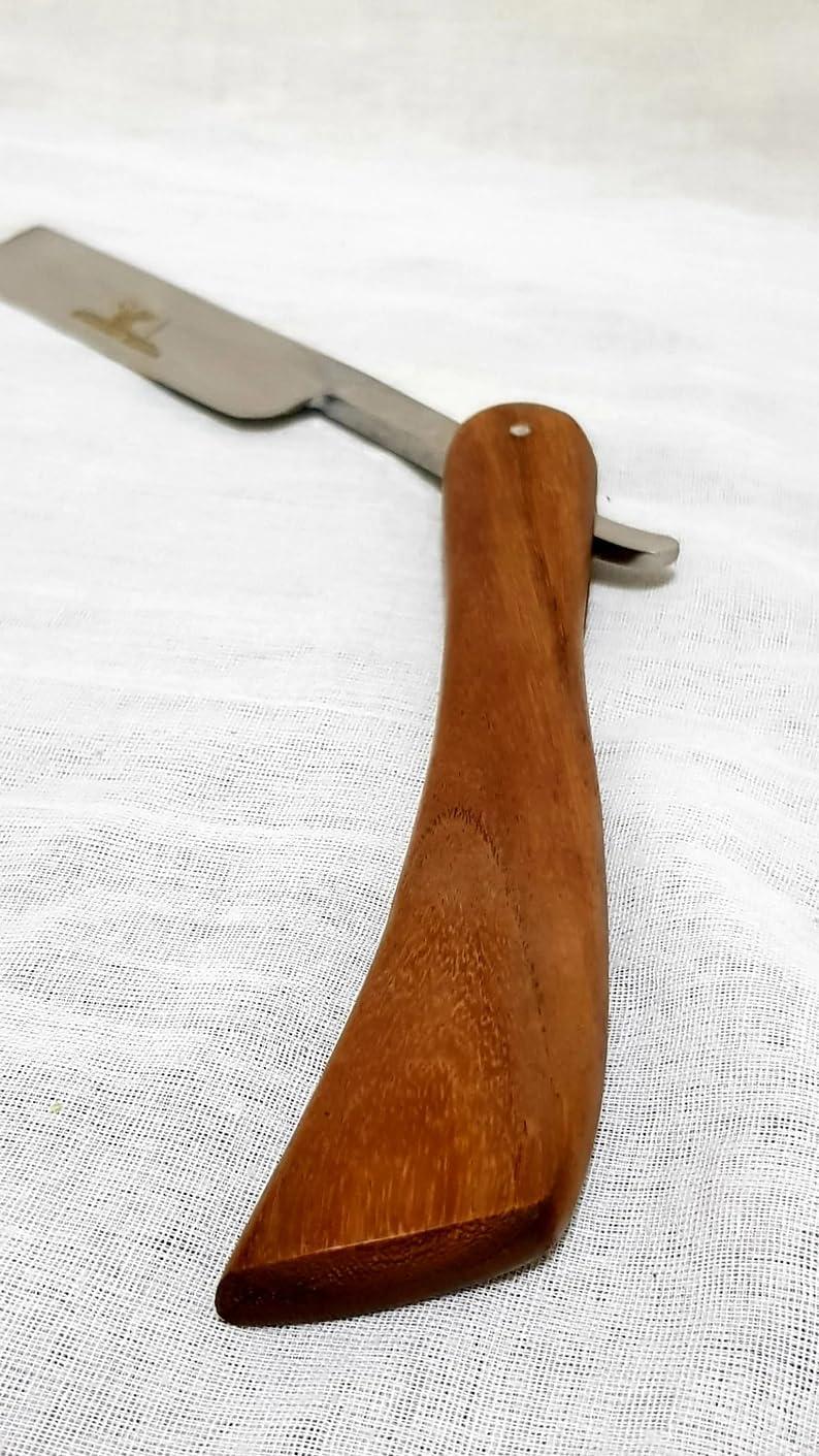 SWORD EDGE The Shesham Wood Classic - A Timeless Sword Edge Straight Razor for the Connoisseur