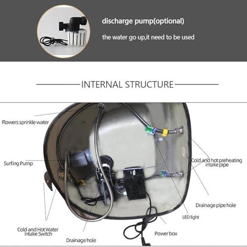LQQYJSM LQQYJSM Deep Foot Bath Spa with Massage, Home Foot Spa Pedicure Bowl Foot Detox Bucket Tub, Portable Foot Spa Bathtub Feet Spa Tub, Pedicure Spa Bathtub for Hotel Foot Bath Club