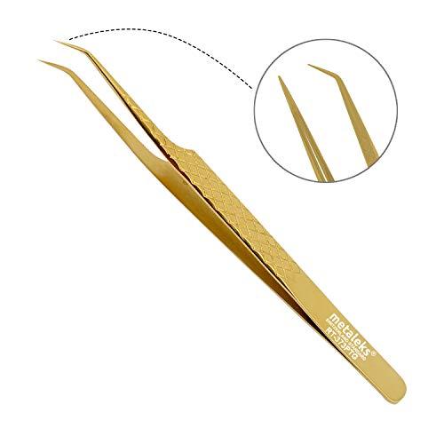 metaleks Professional 14cm Eyelash Extension Tweezer Japanese Stainless Steel Light In weight & Soft In Use.