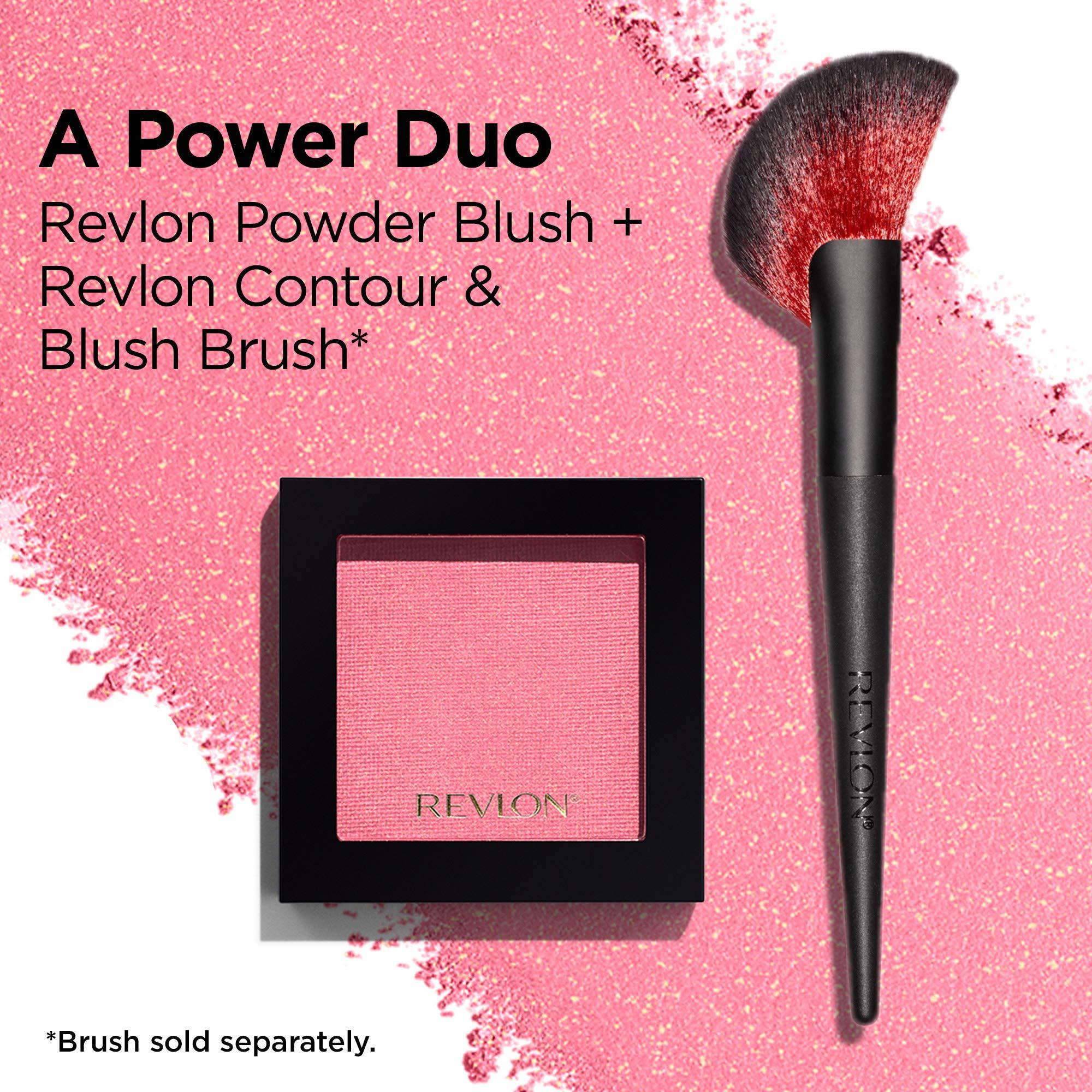 REVLON Revlon Blush, Powder Blush Face Makeup, High Impact Buildable Color, Lightweight & Smooth Finish, 030 Pinkognito, 0.17 oz