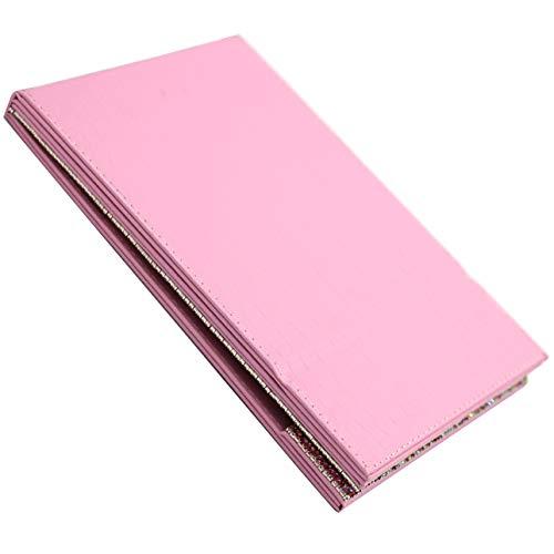 Bestbling Bestbling Bling Portable Mirror Folding Travel Vanity Mirror with Desktop Standing Makeup Mirror for Cosmetics Beauty (Pink)