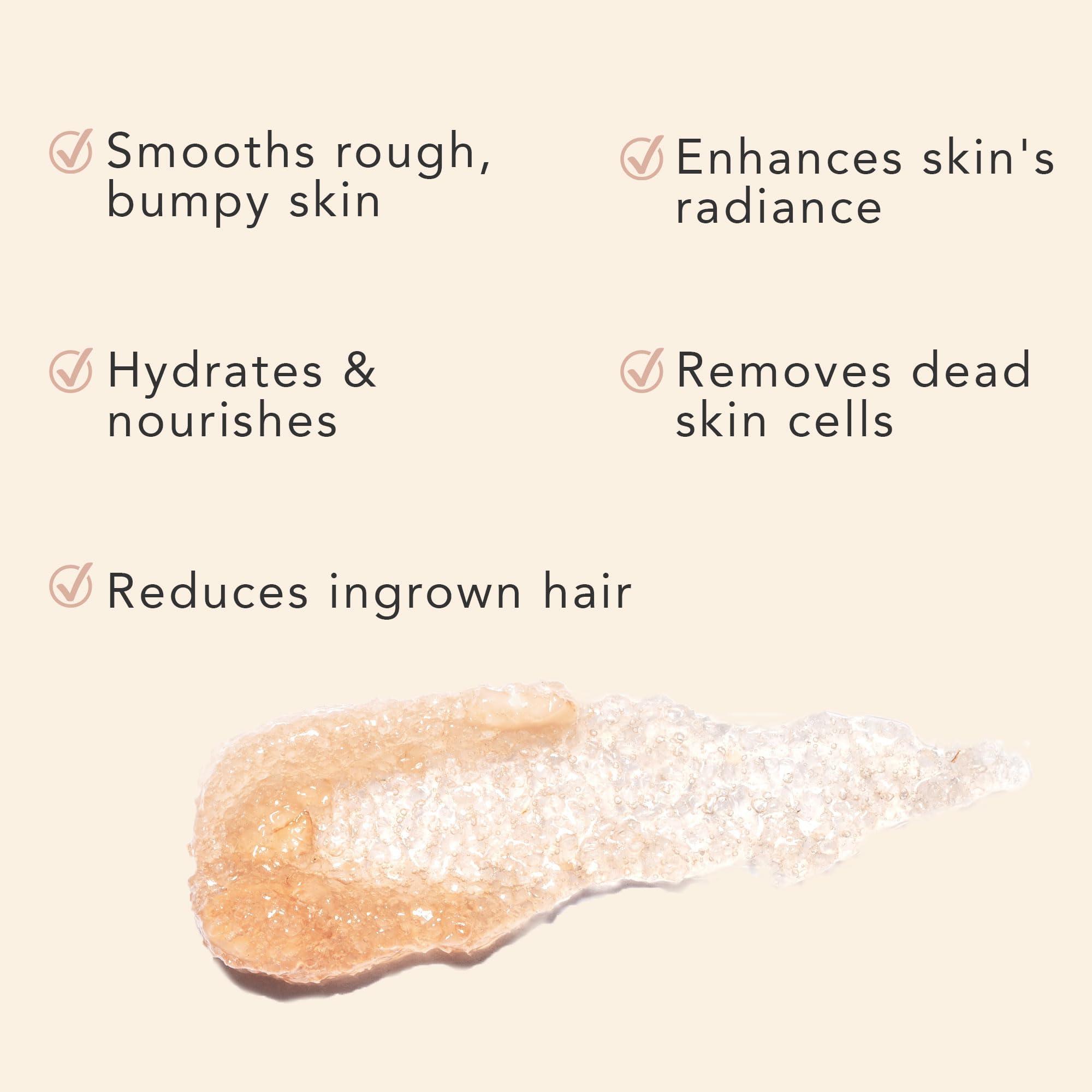 Beauty by Earth Peppermint Tea Tree Organic Body Scrub - USA Made Sugar Scrub with Natural Ingredients, Moisturizing Body & Foot Exfoliator for Dry and Sensitive Skin, Removes Dead Skin Cells & Reduces Ingrown Hair