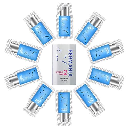 PERMANIA PERMANIA Lash Lift Kit,Separate Steps Products for Salon or at Home, Steps 10 Sachets of 0.8g/0.03oz Each Prep (STEP#2)