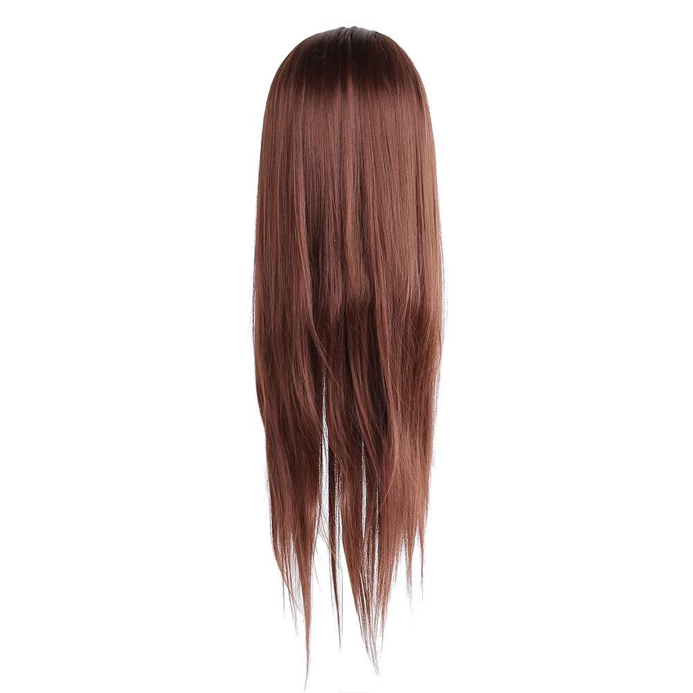 NinthAvenue Basics Practice Hair Mannequin Head, Salon Training Head Mannequin with Look and Feel High Temperature Hairdressing Practice Tools for Hair Styling Practice (plastic 4)