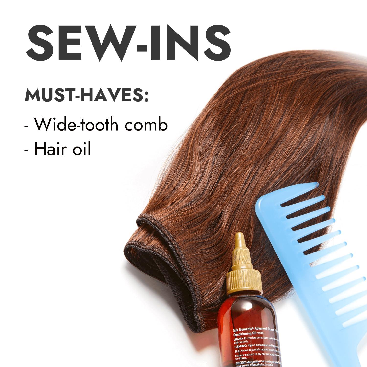 The Sassy Collection The Sassy Collection Silky Straight 18 Inch Human Hair Extensions #4 Brown