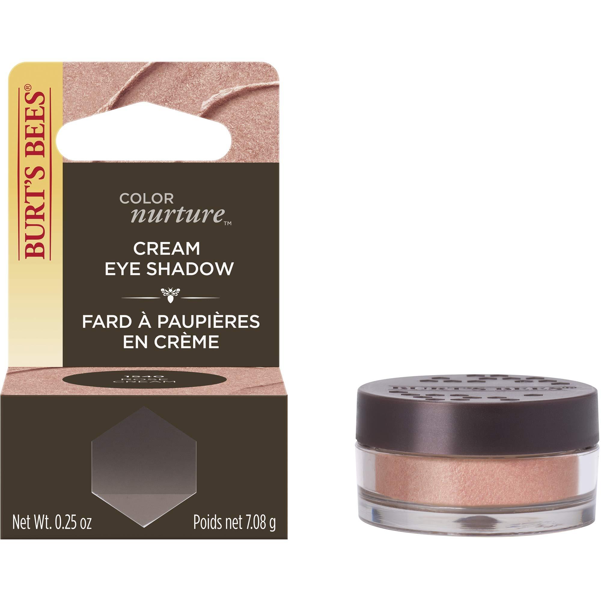 Burt's Bees Burt's Bees Color Nurture Cream Eye Shadow With Buildable Color To Achieve Desired Intensity, Rose Cream – 0.25 Ounce