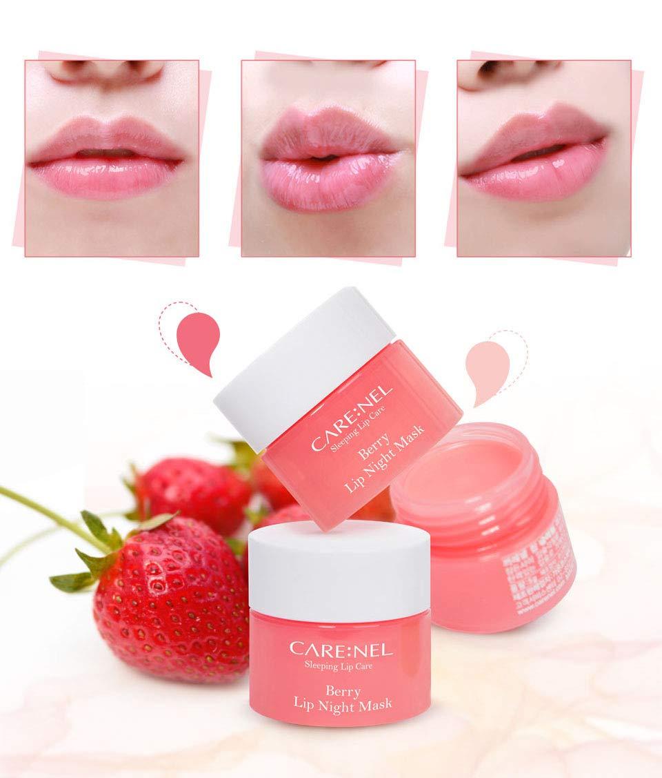 CARE:NEL CARE:NEL Lip Sleeping Mask 5g (Berry2+Lime1) (3Set) - Lip gloss Cream - Overnight Treatments Lip Balm