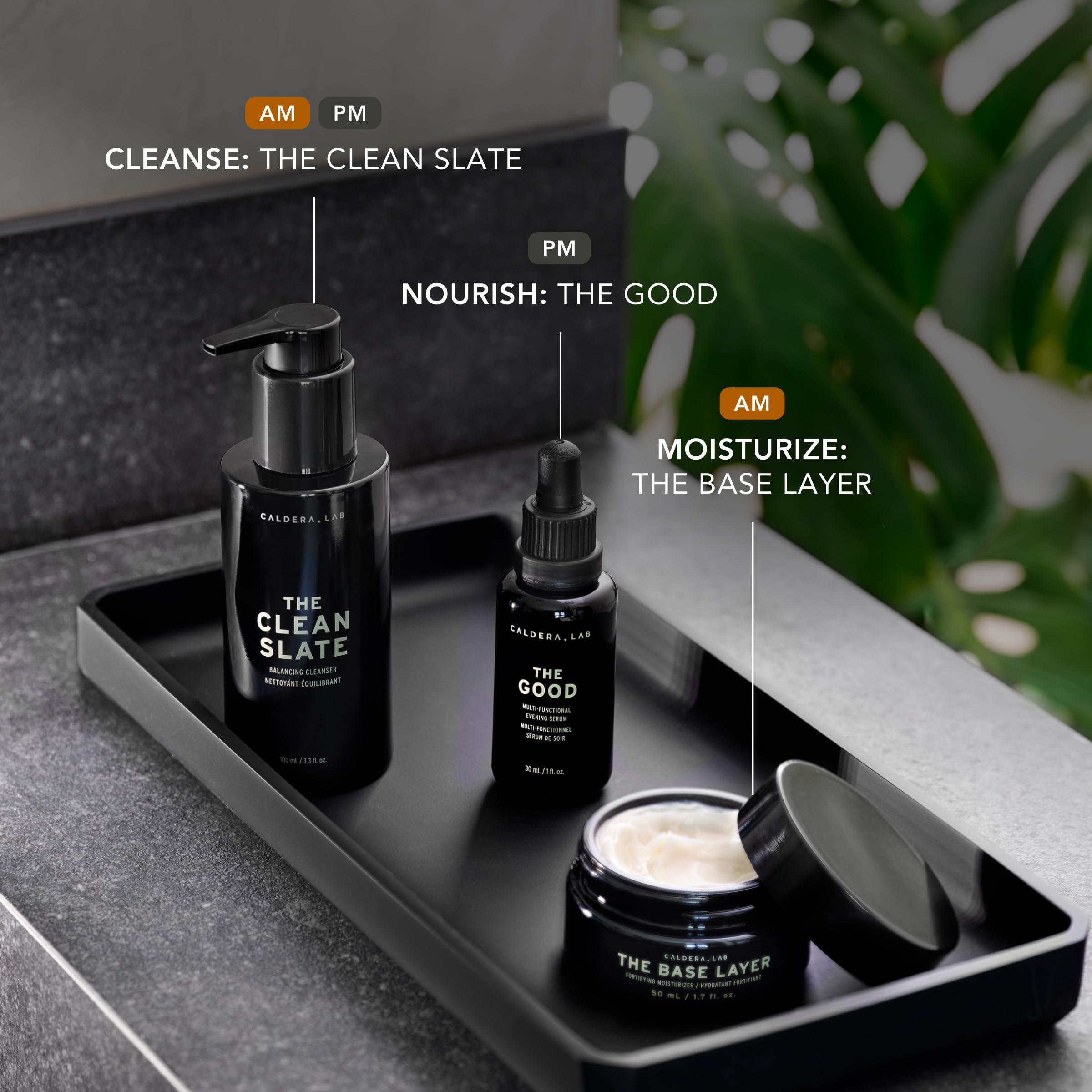 Caldera + Lab Caldera + Lab The Regimen, Vegan Skin Care Bundle: Gentle Foaming Cleanser, Ultra-Hydrating Moisturizer & Multi-Functional Facial Serum – MADE SAFE Certified