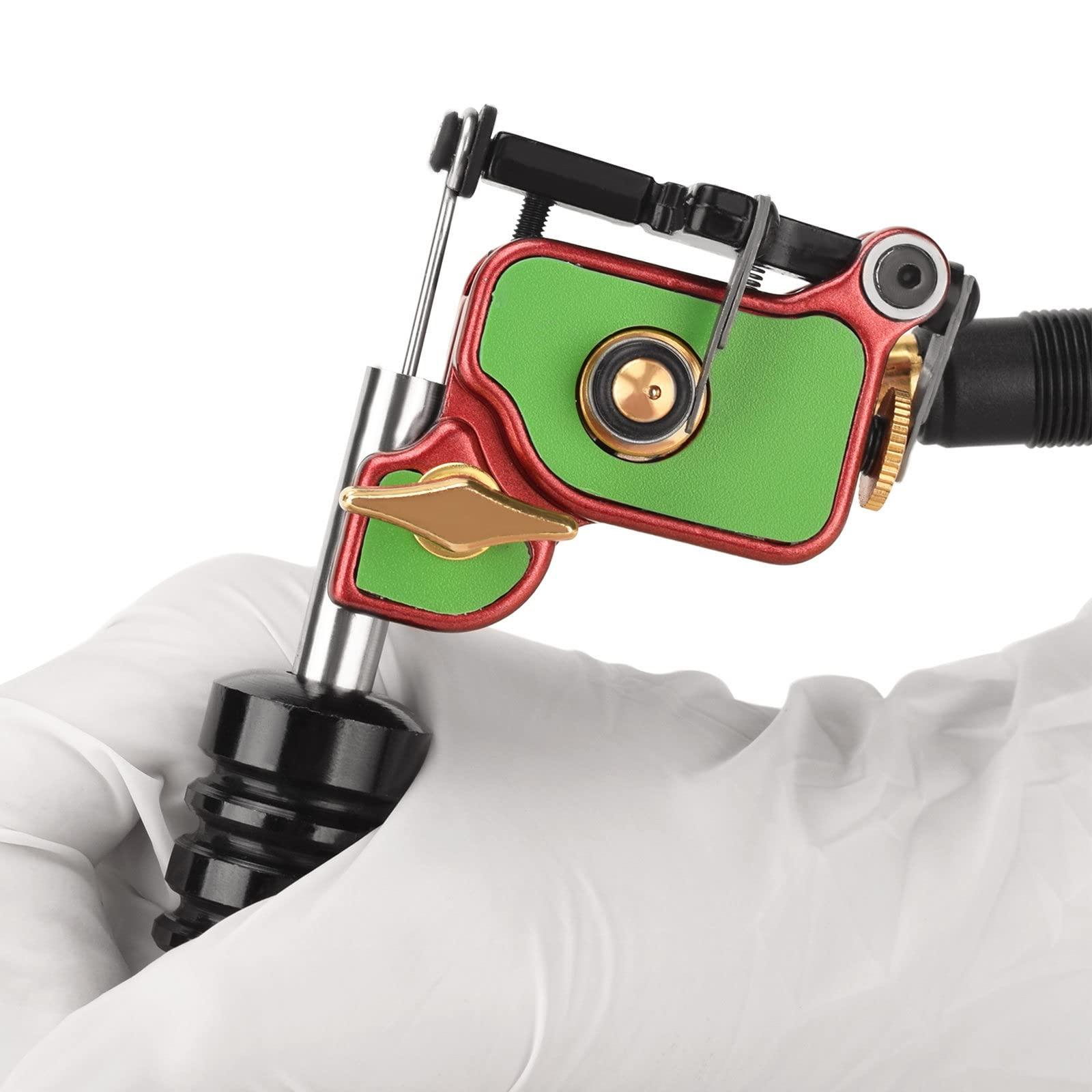 TTOOGO Professional Shrapnel Motor Tattoo Machine - Compact Design for Liner and Shader, Adjustable Needle Length, 9V 8000rpm, 157g Lightweight