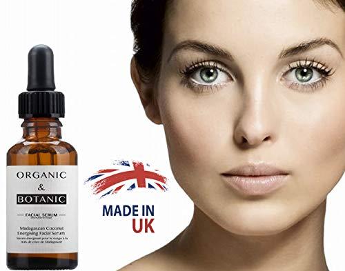 Dr Botanicals Organic & Botanic Madagascan Coconut Energising Facial Serum, 30ml. Premium Vegan Skincare For All Skin Types. Made In The UK.