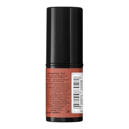 Almay Almay Lip and Cheek Tint, Color & Care Tint Stick, Multi-Use Moisturizing Blush and Lip Color, Dewy Finish, 400 Nude Flush, 0.25 oz
