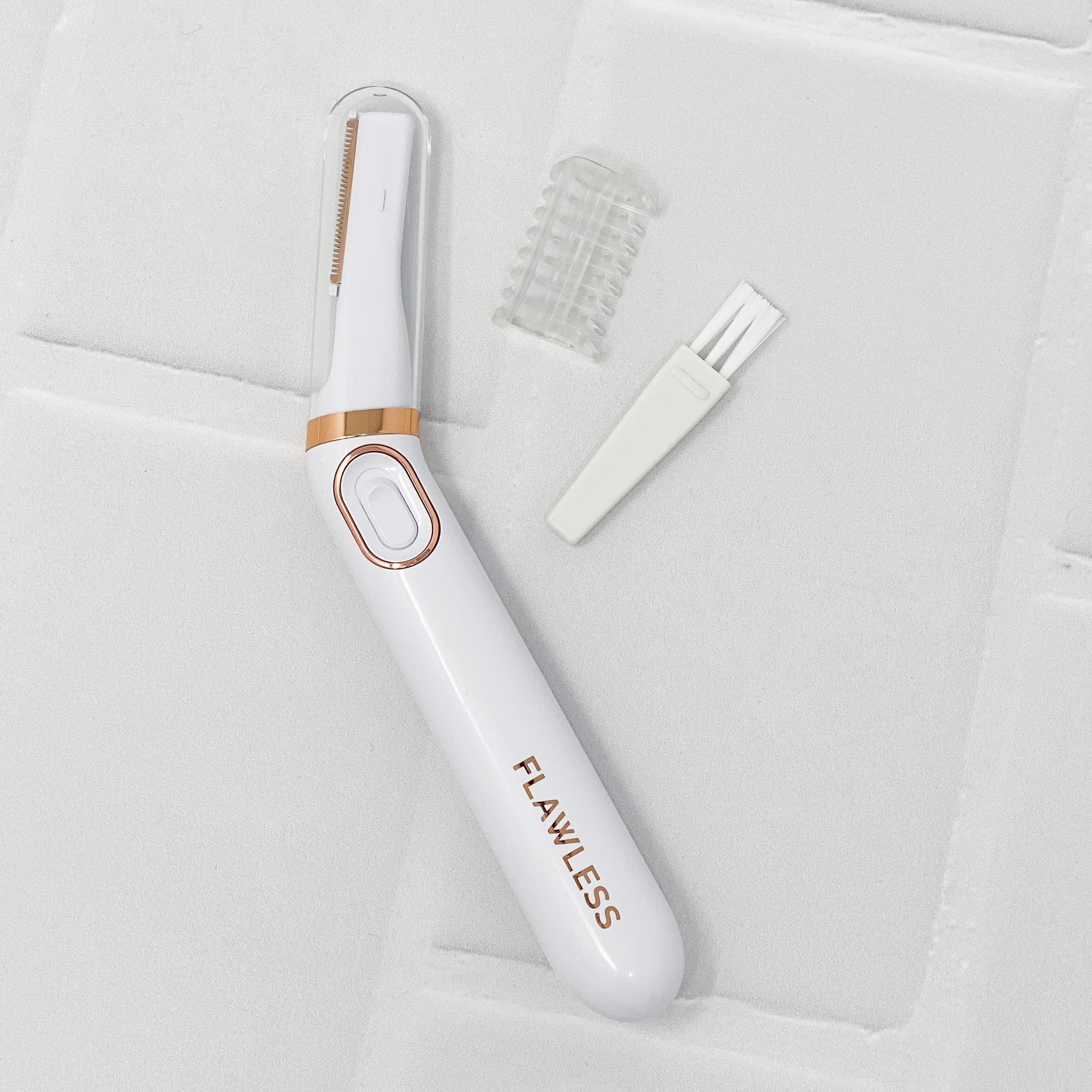 Finishing Touch Flawless Finishing Touch Flawless Bikini Shaver and Trimmer Hair Remover for Women, Dry Use Electric Razor, Personal Groomer for Intimate Ladies Shaving, No Bump, Smooth Shave