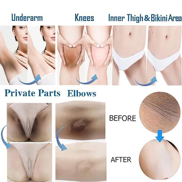 Gukei Gukei Intimate Areas Skin Lightening Cream Skin Bleaching Cream For Body Sensitive Intimate Area, Private Parts, Underarm, Knees, Elbows, Inner Thigh, Bikini Areas, Natural Skin Whitening Cream.