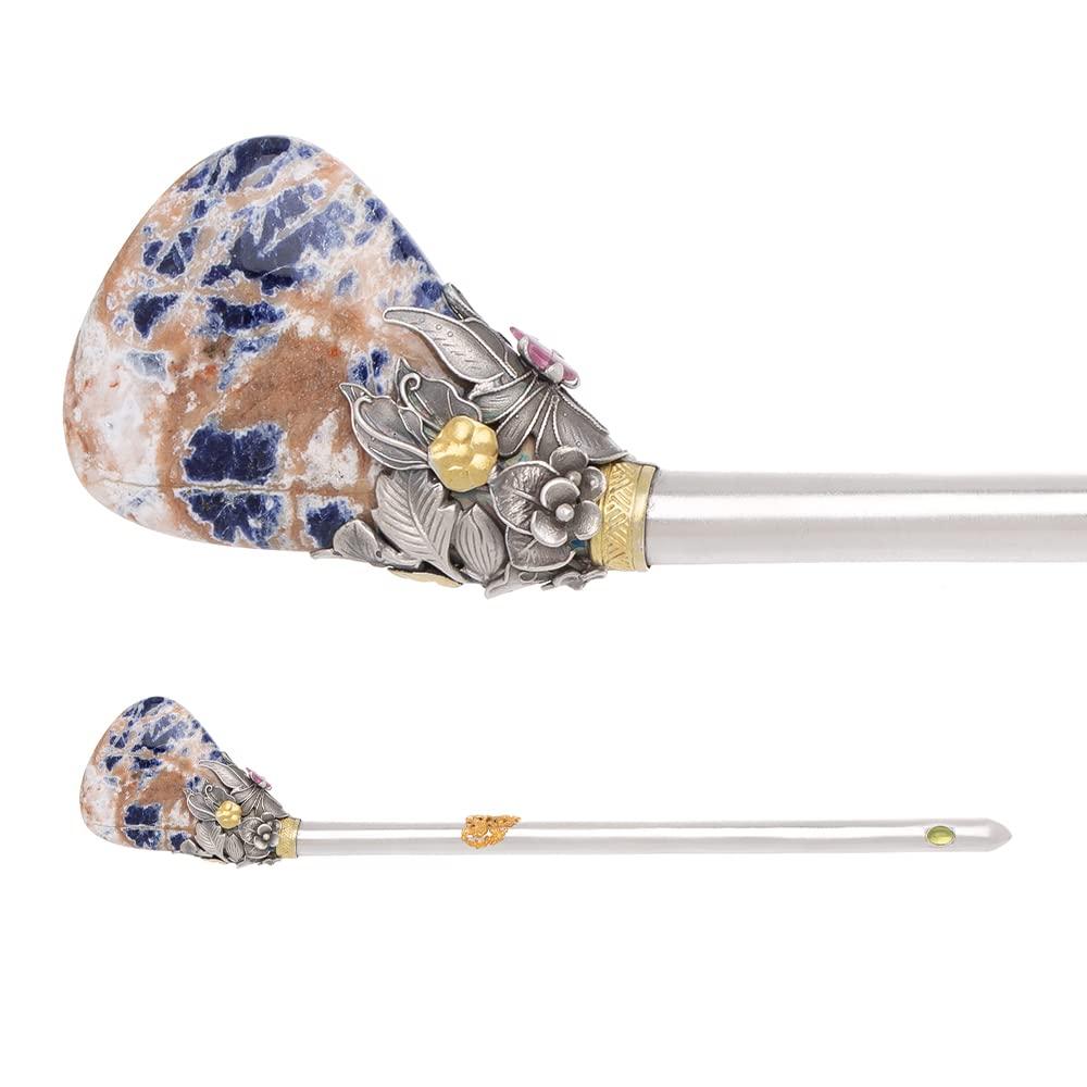 NASCHENKA NASCHENKA Binyeo Traditional Korean Hanbok Hair Pin Hair Sticks Silver Accessory Wedding Jewelry 1544040