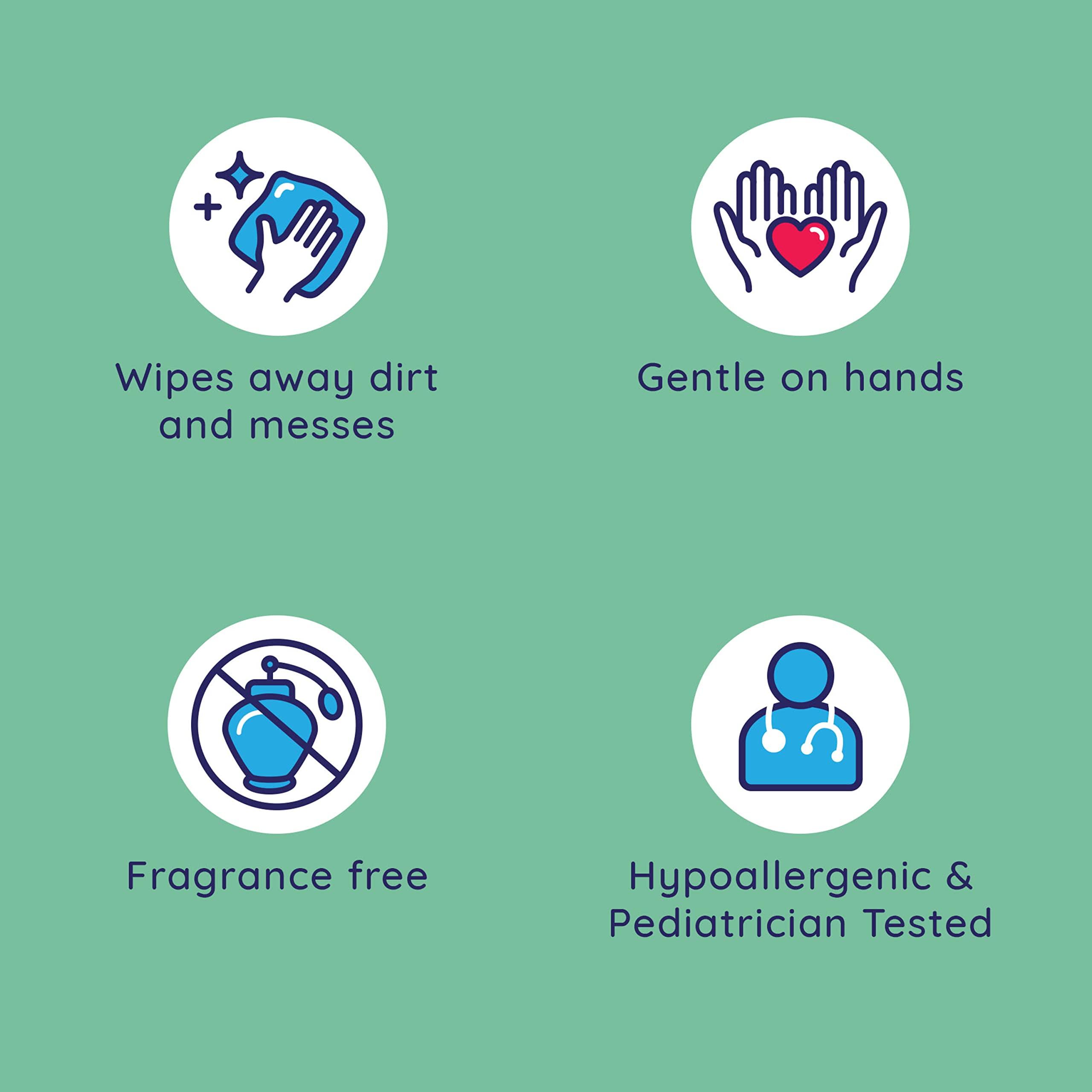 Wet Ones Wet Ones Unscented Face and Hand Wipes, Individually Wrapped - 24 Count (Pack of 6) & Hand Wipes for Sensitive Skin | Wipes Case for Hand and Face| 20 ct. Travel Size (10 pack)