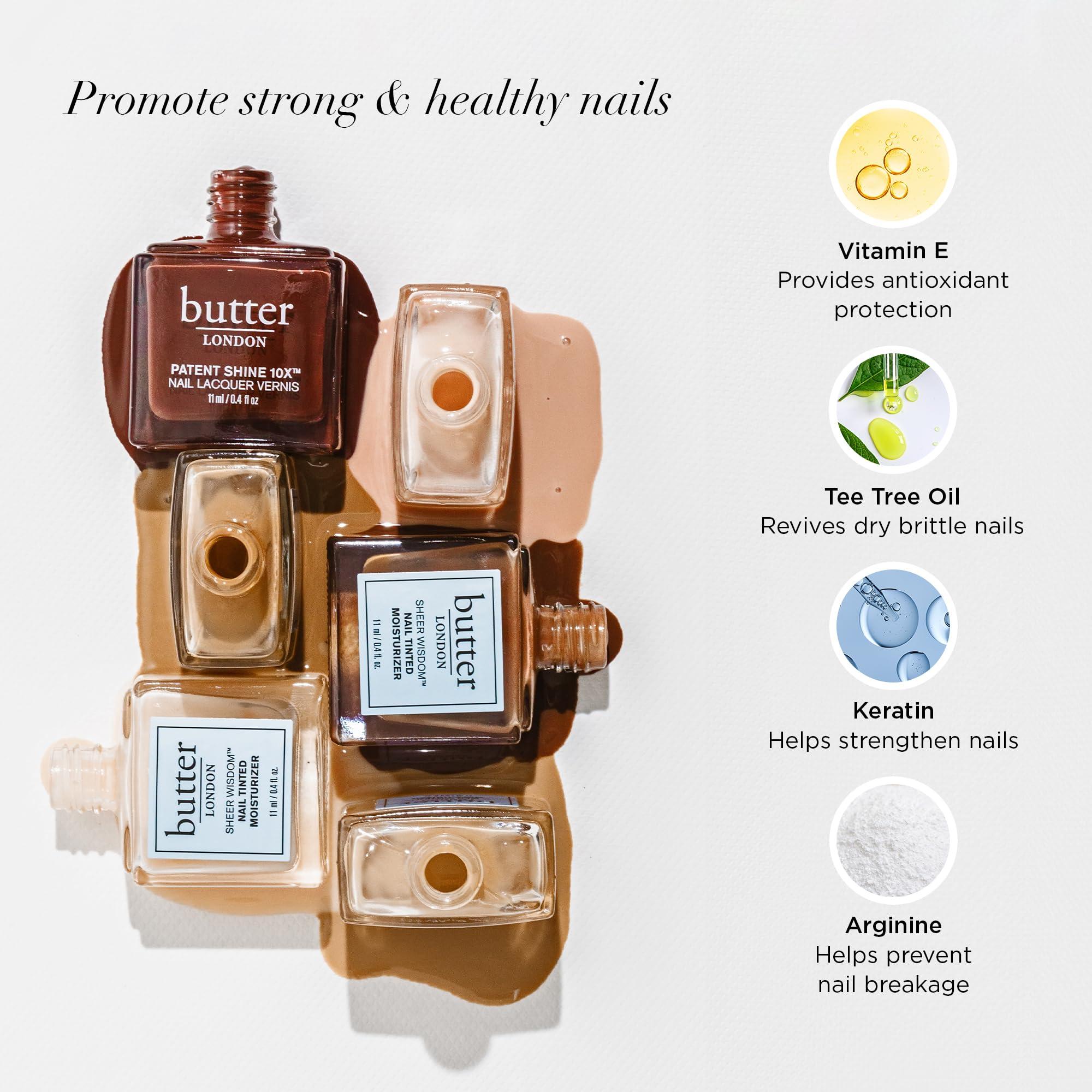 butter LONDON Sheer Wisdom Nail Tinted Moisturizer - Tan