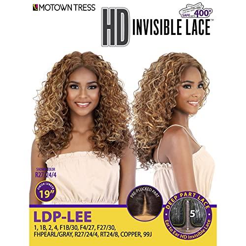 Motown Tress Motown Tress (Ldp-lee - Heat Resistant Fiber HD Invisible Lace Front Wig in 99J