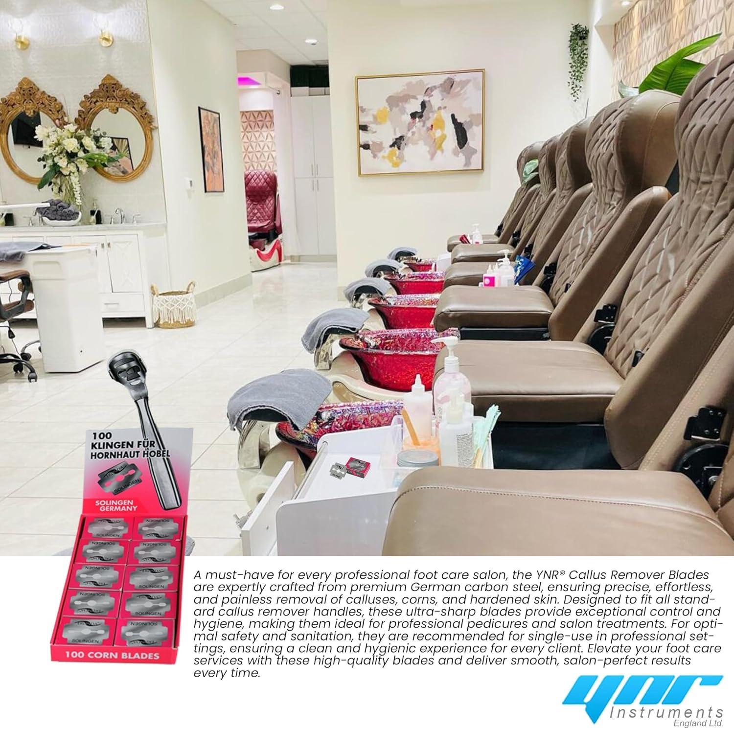 YNR YNR Callus Remover Corn Plan Hard Skin Remover Foot Heel Shaver Pedicure (100 Pack)