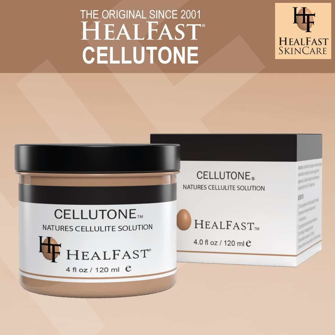 HealFast HealFast Cellutone Cellulite Reduction Cream 4 Oz  Suitable for Hips, Thighs, Buttocks, and Abdomen (Not for Face)  Blended with 70+ Egg Vitamins, Minerals, and Proteins
