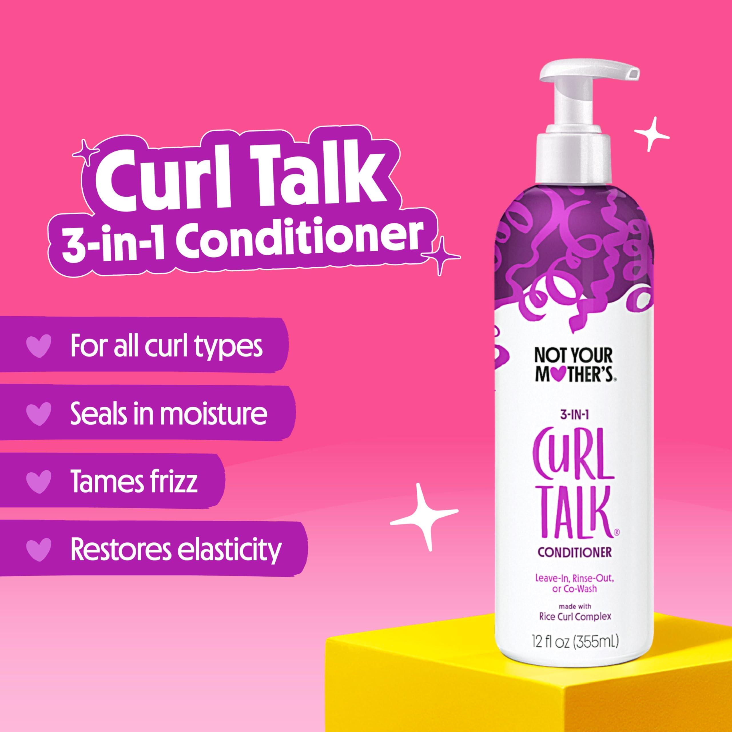 Not Your Mother's Not Your Mother's Curl Talk Shampoo and Conditioner - 12 fl oz (2 Pack) - Shampoo and Conditioner for Curly Hair