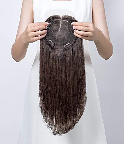 uniwigs uniwigs 6''X6'' Upgrade Claire Virgin Remy Human Hair Topper, Top Hair Pieces for Women Hair Loss or Thin Hair, (16'', 211)