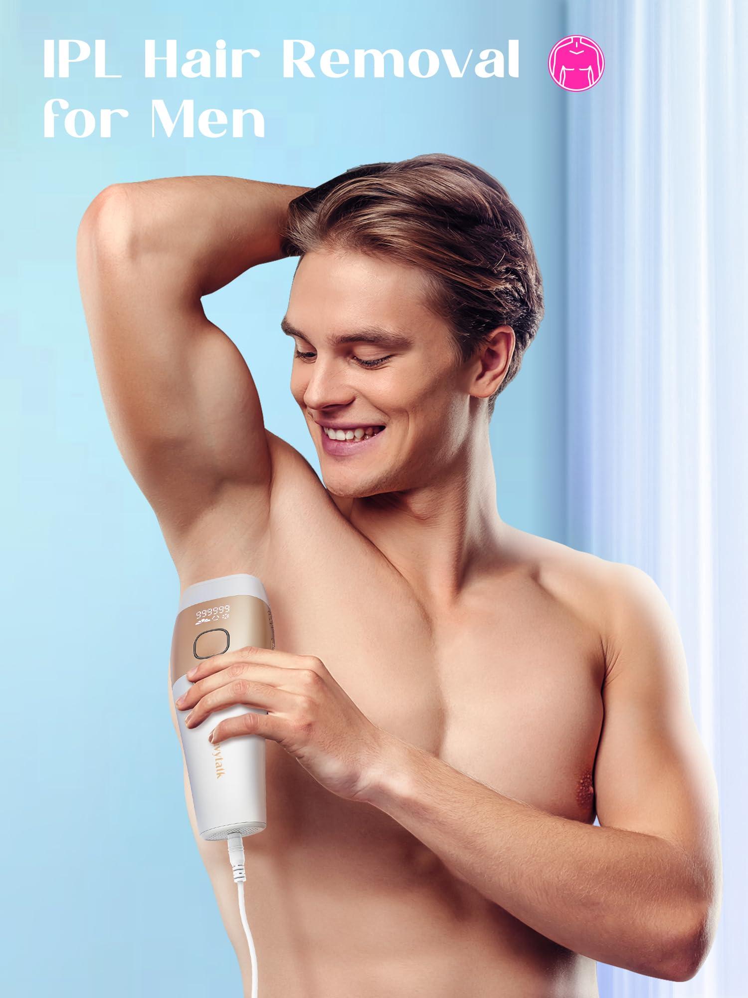 wavytalk Laser Hair Removal for Women and Men,IPL Hair Removal with Ice Cooling Function for Nearly Painless and Long-Lasting Results,24J High Energy IPL Laser Hair Removal for Armpits Legs Arms Bikini,Corded