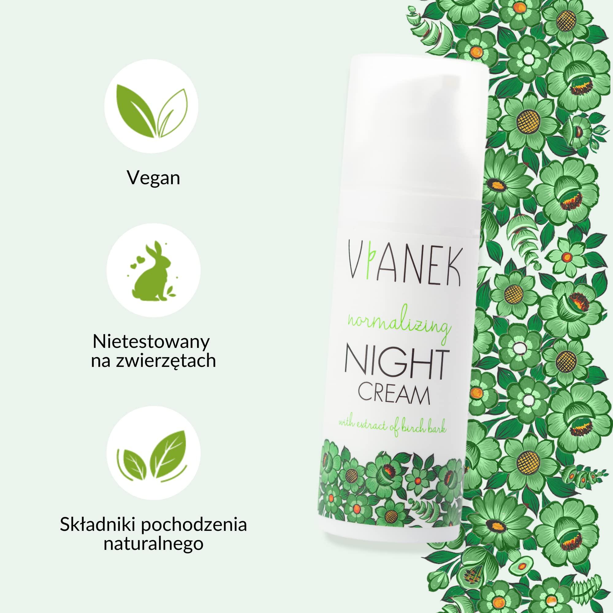 VIANEK Normalizing Night Cream - 50 ml