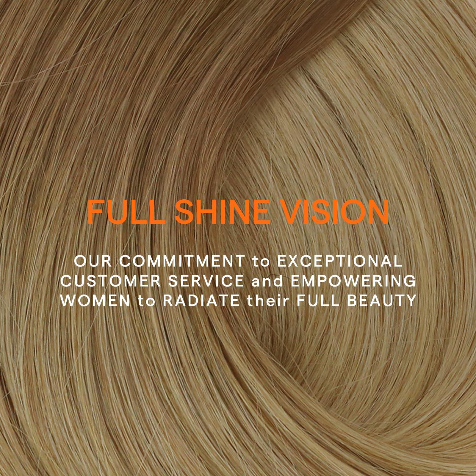 Full Shine Full Shine Balayage Clip in Hair Extensions Human Hair Blonde Clip in Extensions Human Hair Light Brown to Blonde Remy Clip Hair Double Weft Clip in Hair 7 Pcs 12 Inch